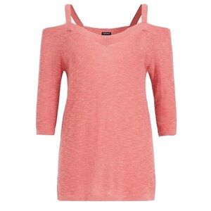 Torrid Tunic Knit Cold Shoulder Sweater